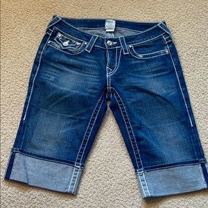 Women’s True Religion Bermuda Jean Shorts